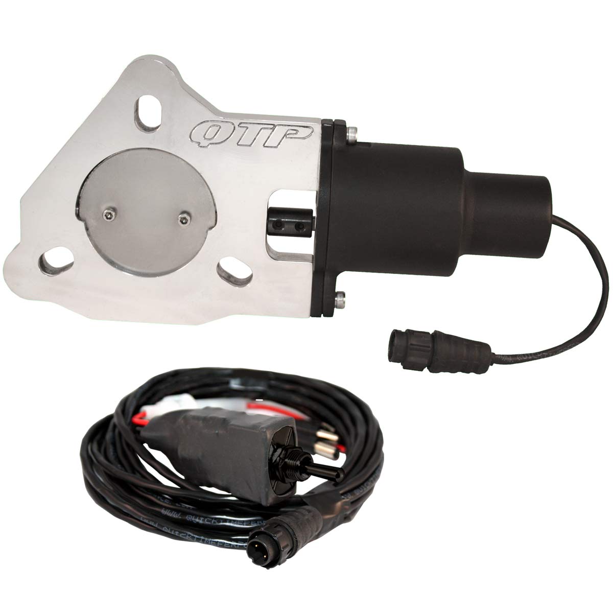 QTP QTEC 2.25in Electric Valve DIY Cutout Kit - Single QTEC225DIY image 6