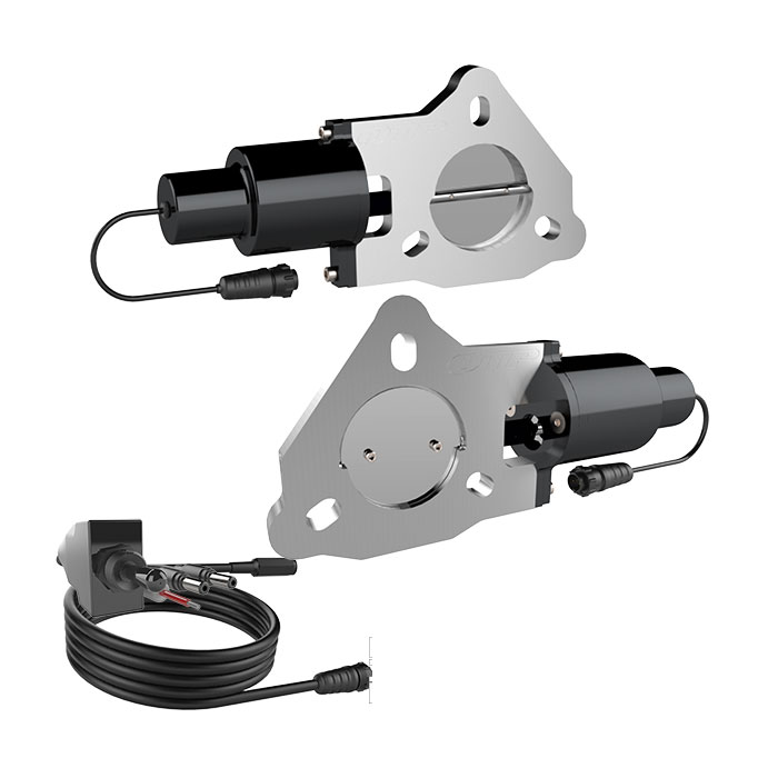 QTP QTEC 2.25in Electric Cutout Valves Kit - Pair QTEC45