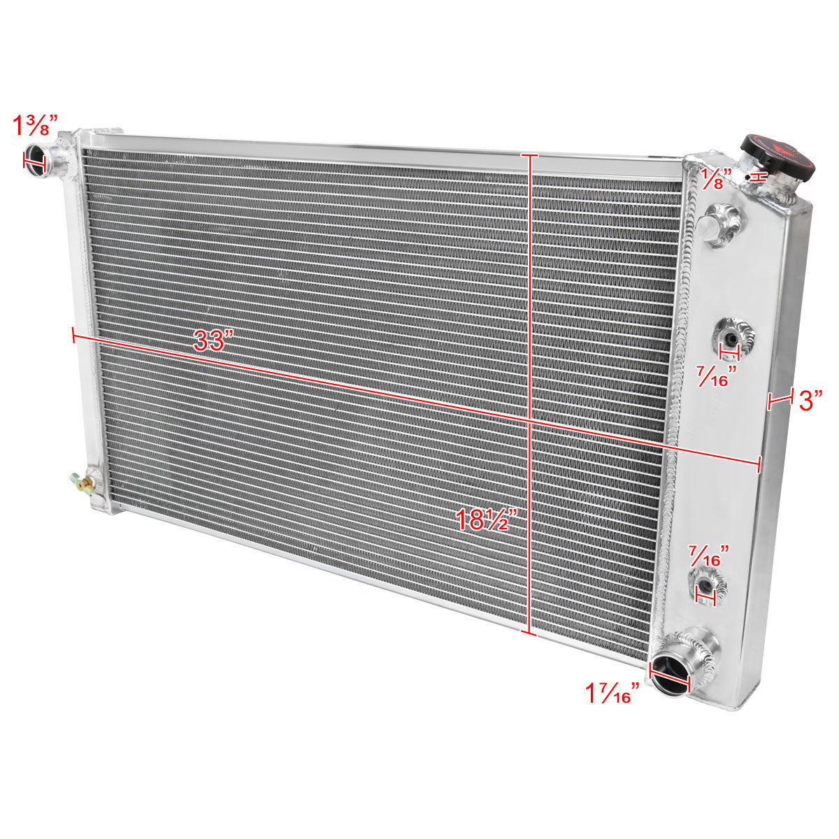SPEC-D Tuning Chevrolet Monte Carlo Radiator - 3 Core | Spec-D Tuning ...