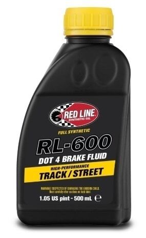 Red Line Oils RL600 Brake Fluid High Performance 500ml red90404