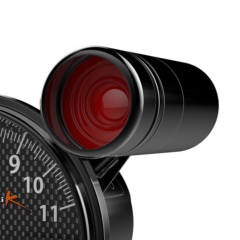 SPEC-D Tuning 2 Inch Rpm Gauge - Black Frame rg-5dk02bkcf image 3