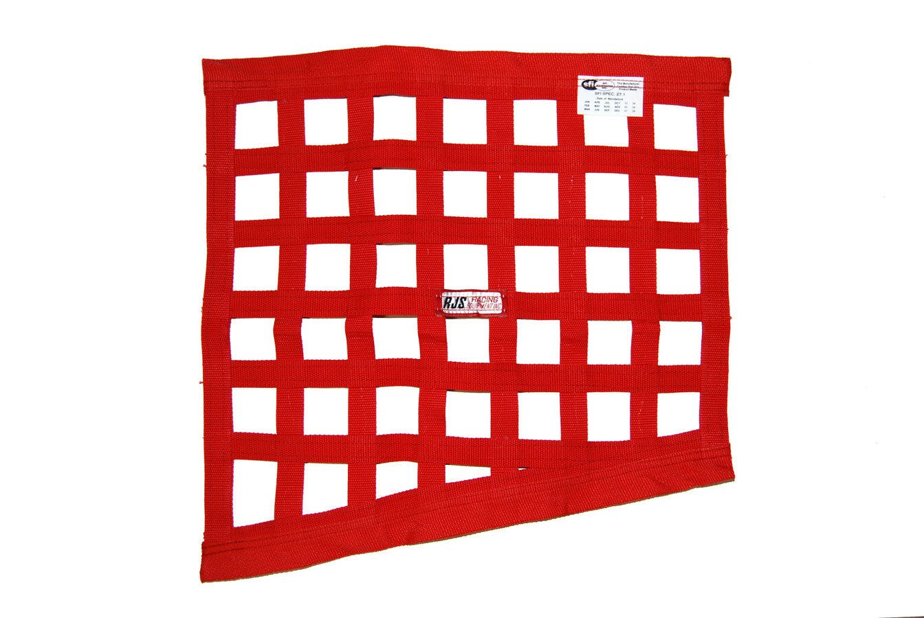 RJS SAFETY Red Angled Window Net 10000104