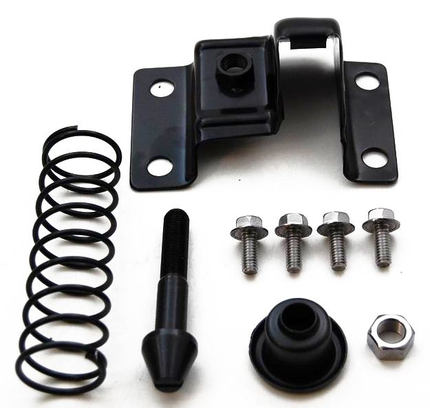 RACING POWER CO-PACKAGED Hood Safety Latch Camaro 1967-81 Black r9473bk