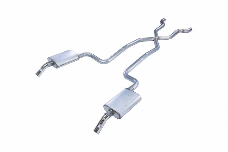 Pypes Corvette C3 2.5" Crossmember-back System NO MUFFLERS SCC10