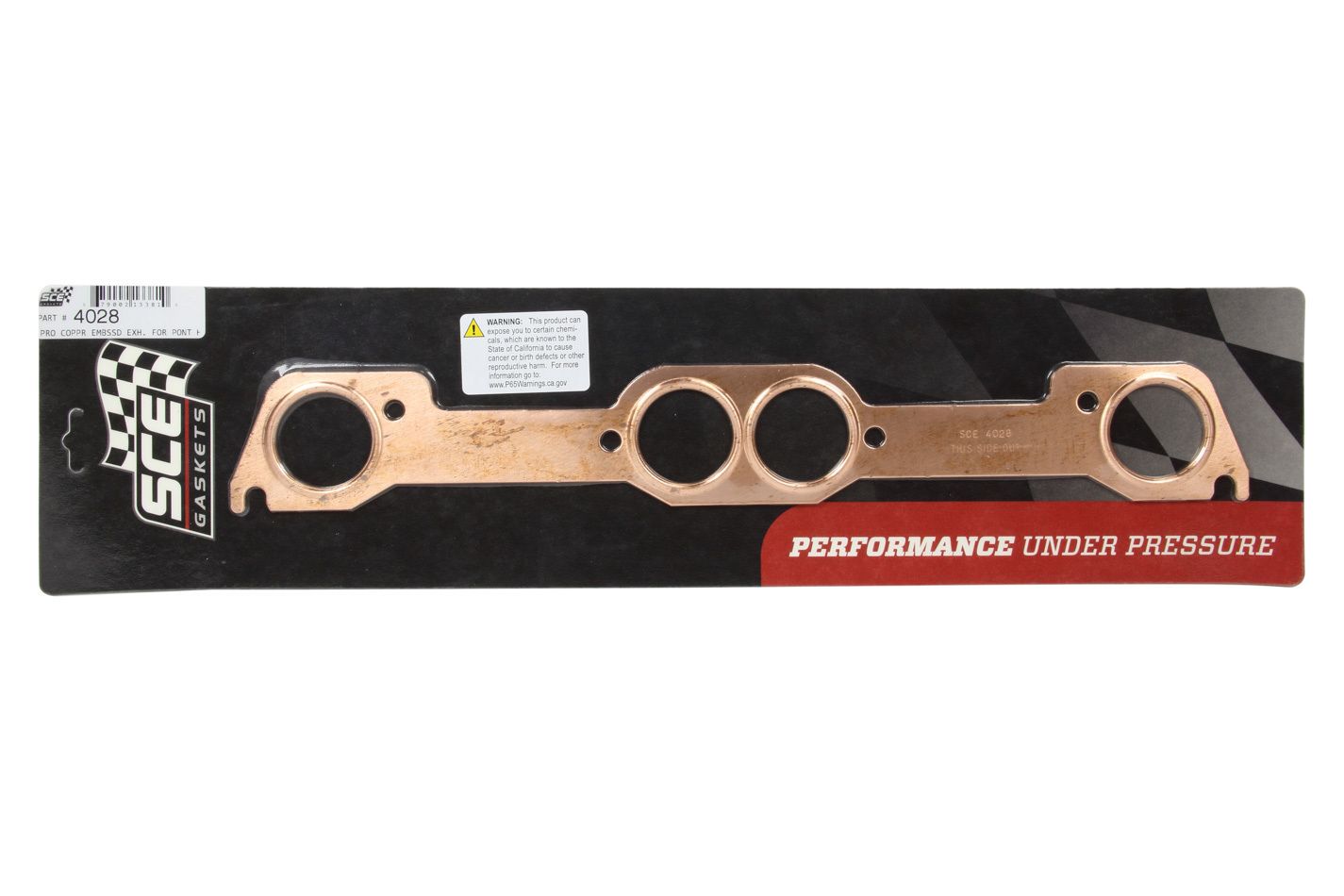 SCE GASKETS Pontiac Copper Exhaust Gaskets 4028
