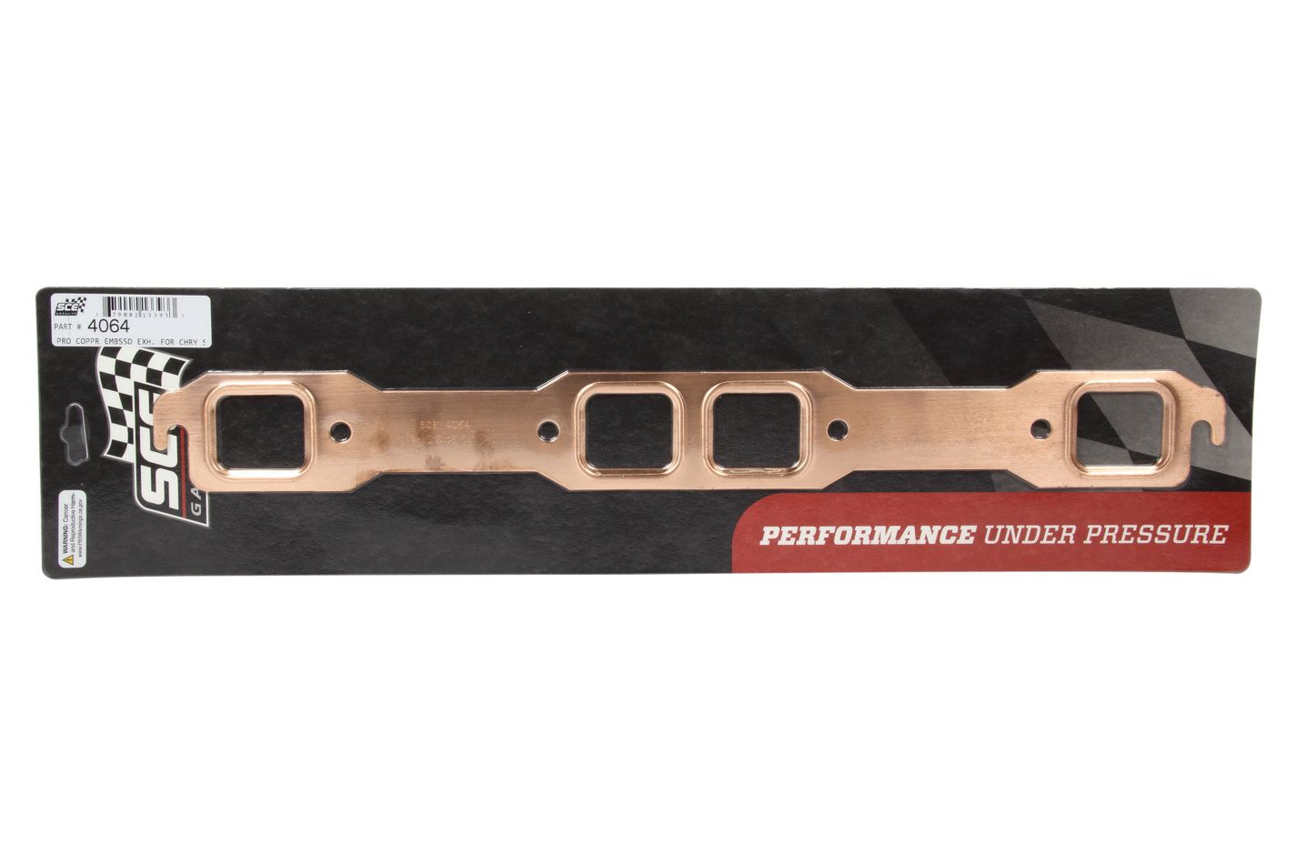 SCE GASKETS 1.7 x 1.500 BB Mopar Copper Embossed Exh Gskt 4064