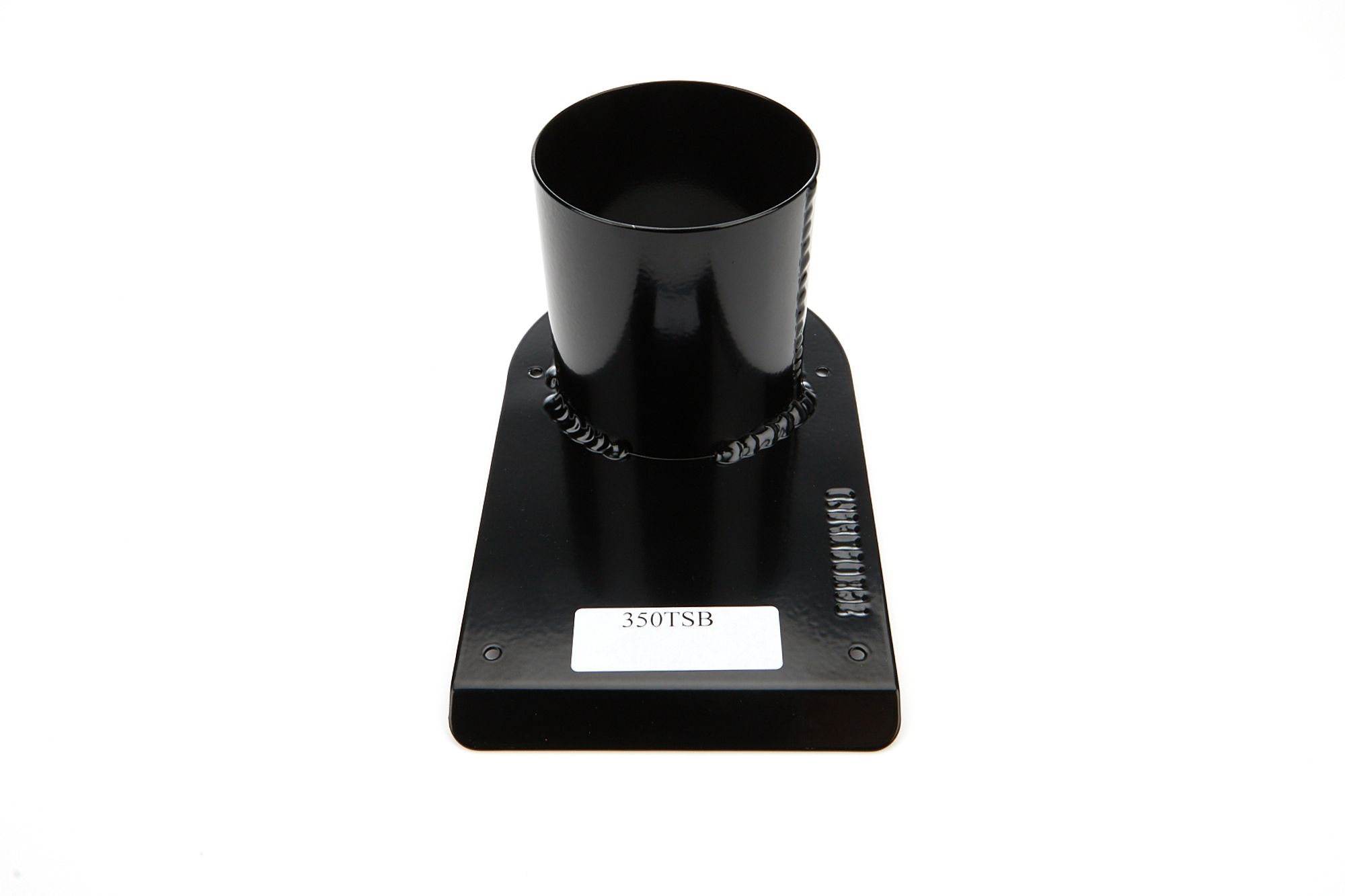 SCHOENFELD Tail Pipe Saver 3-1/2in Single Outlet Black 350tsb