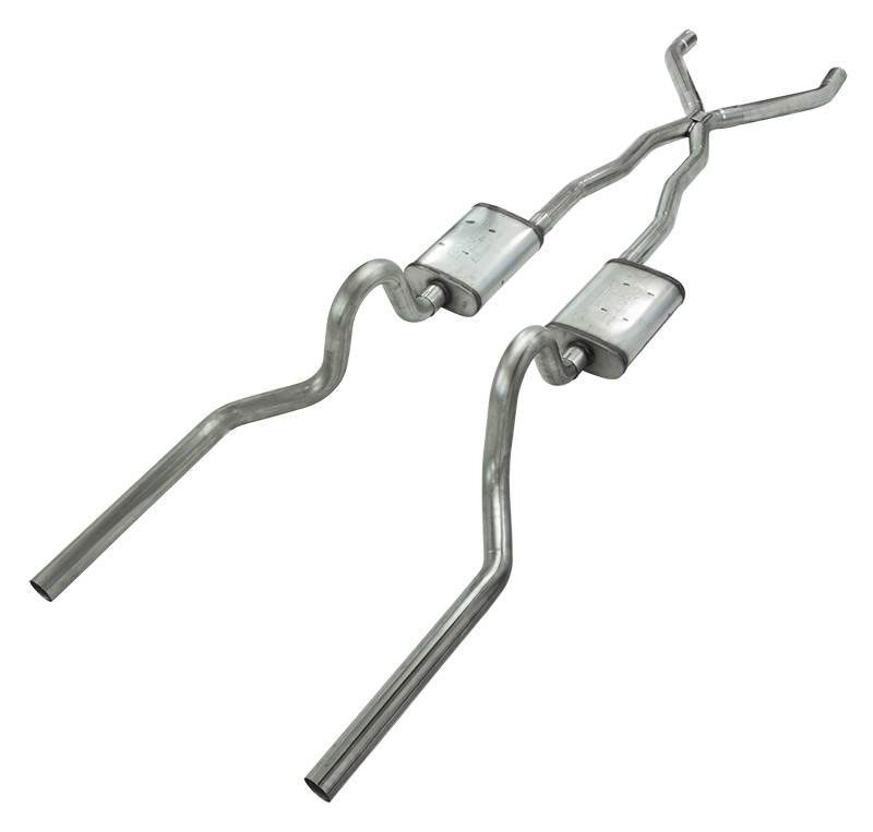 Pypes Exhaust System without Mufflers for Mustang Convertible SFM05