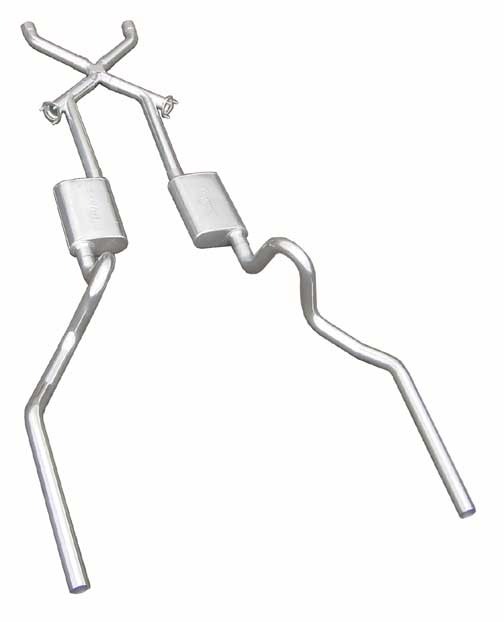 Pypes CHEVELLE 3" Crossmember-back System w / X change StreetPro SGA14S