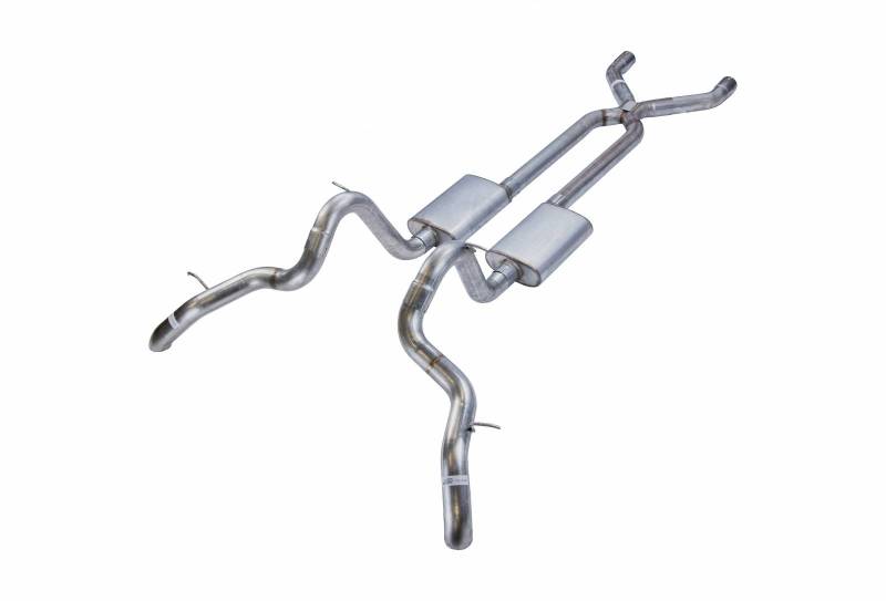 Pypes Camaro DSE Quadra Link Crossmember-back System 3" Rear-Exit without Mufflers SGF15