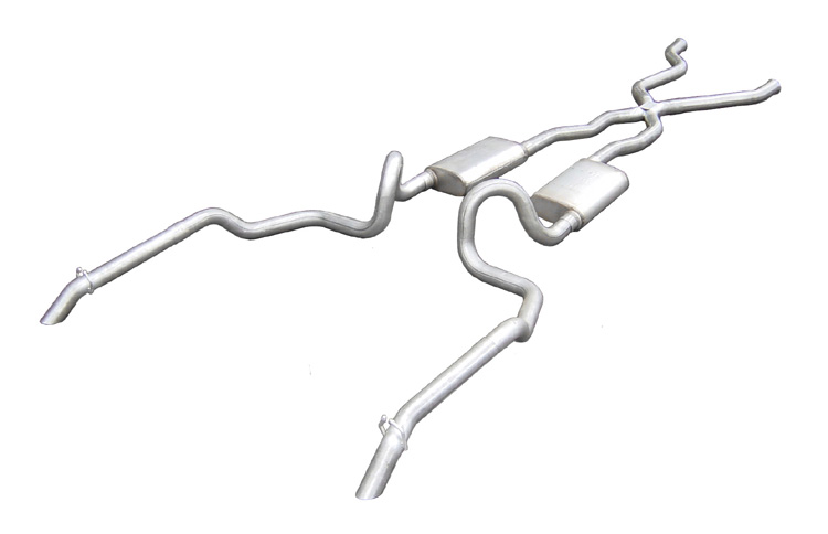 Pypes IMPALA SS 2.5" Cat-back System w/ X-pipe No Muffler SGI10