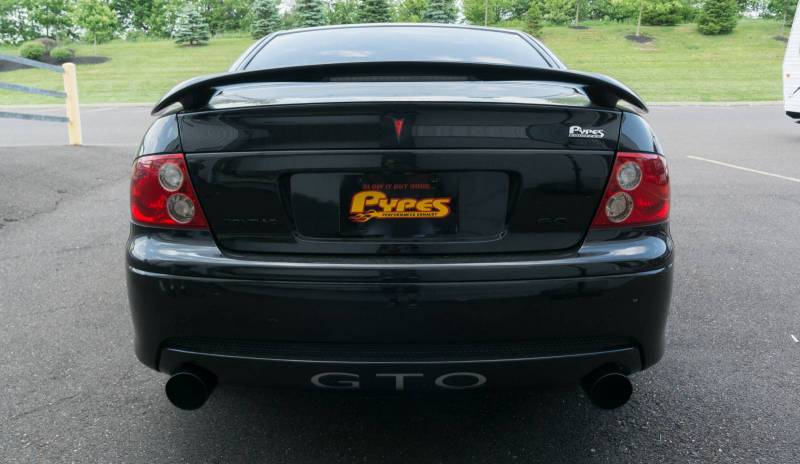 Pypes GTO Pype Bomb Axle-Back - Phantom Black Series SGP2005B image 3