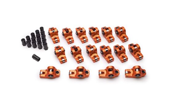 SHARP ROCKERS SBF Roller Rocker Arm Set 1.6 Ratio 7/16 Stud s4102