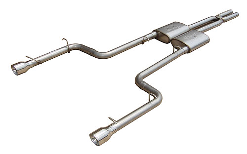 Pypes 2.5 Charger V6 Cat-back System w/ Violator Mufflers SMC12V