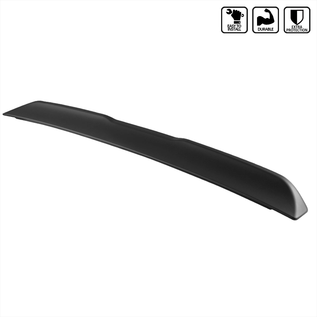 SPEC-D Tuning Dodge Challenger Spoiler - SRT Style - Matte Black spl-cha08jmsrt-sd