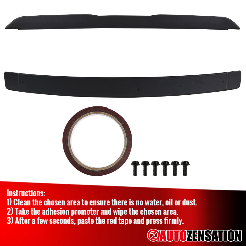 SPEC-D Tuning Dodge Challenger Spoiler - SRT Style - Matte Black spl-cha08jmsrt-sd image 8
