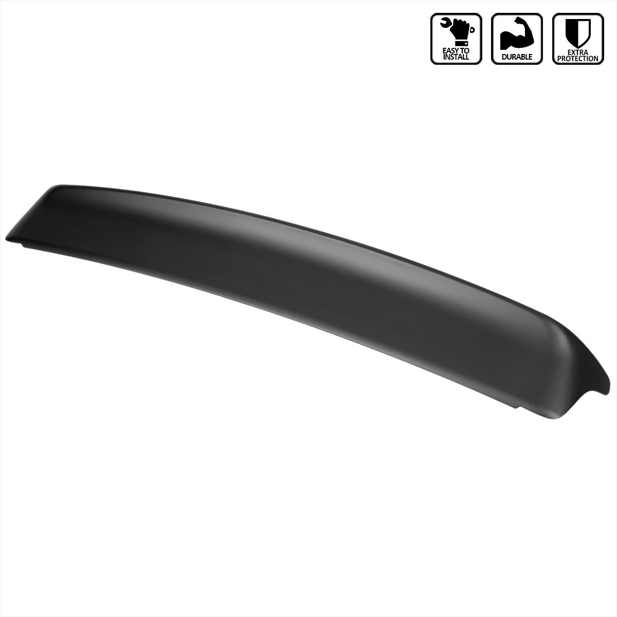 SPEC-D Tuning Dodge Challenger SRT Spoiler Hellcat Style - Matte Black spl-cha19jmsrt-bn