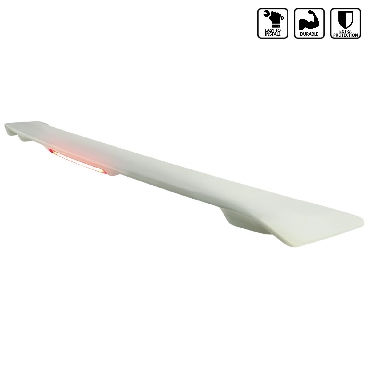 SPEC-D Tuning Toyota Corolla Abs Spoiler With Led spl-cor03absled-hd