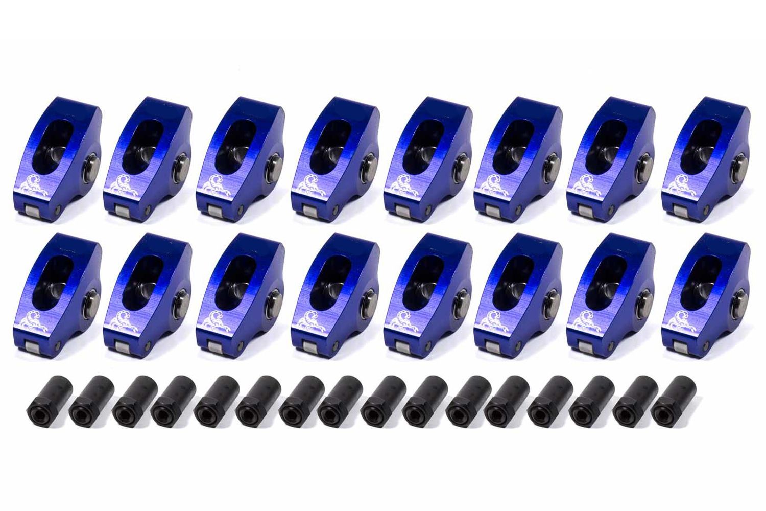 SCORPION PERFORMANCE SBC Roller Rocker Arms 1.6 Ratio 3/8 Stud 1002