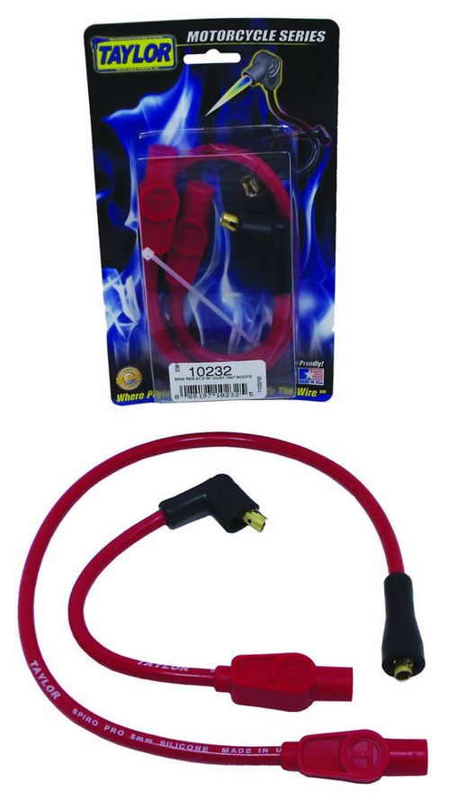 Taylor Spark Pug Wire Set - 8mm Spiro Pro - Motorcycle 10232