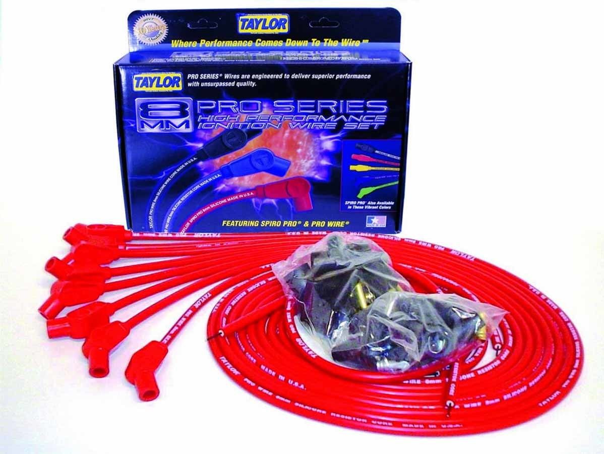 Taylor 8mm Red Pro Wire 135 Deg 70253