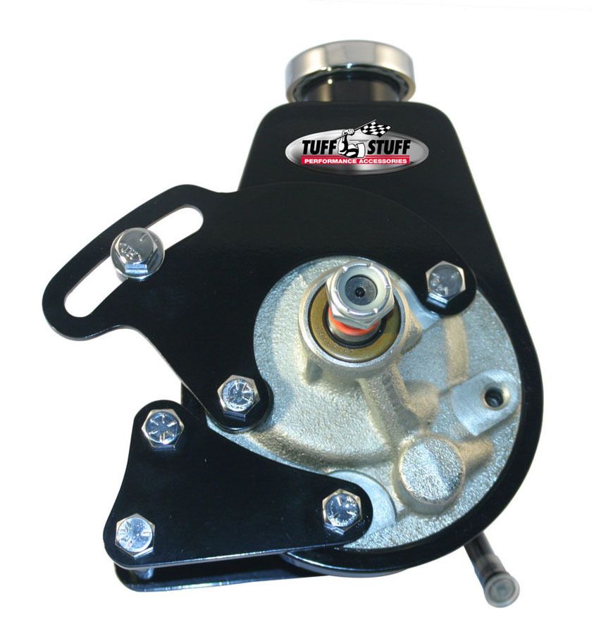 TUFF-STUFF SBC Power Steering Brckt LWP Black 6508b