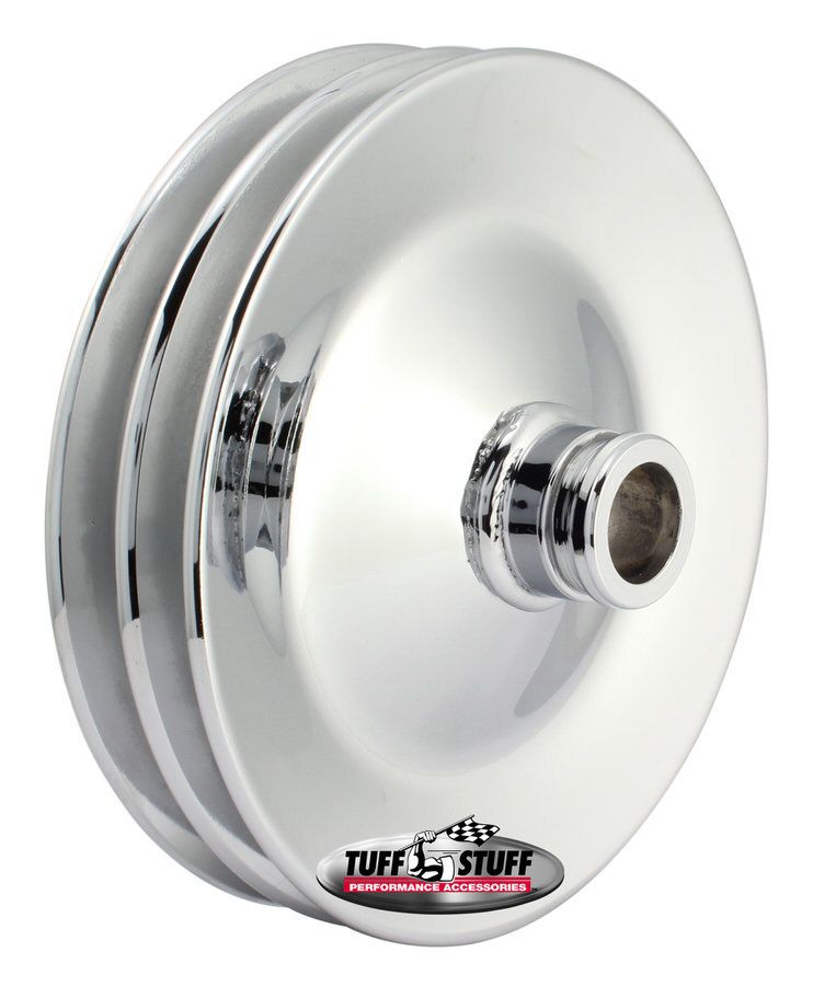 TUFF-STUFF Double V-Groove Power Steering Pump Pulley 8486a