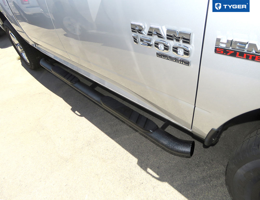 Tyger Auto Tyger Rider 3.5 Inch Side Steps 09-18 Dodge Ram 1500 19-23 Classic 10-21 Ram 2500/3500 Textured Black tgss2d35318 image 3