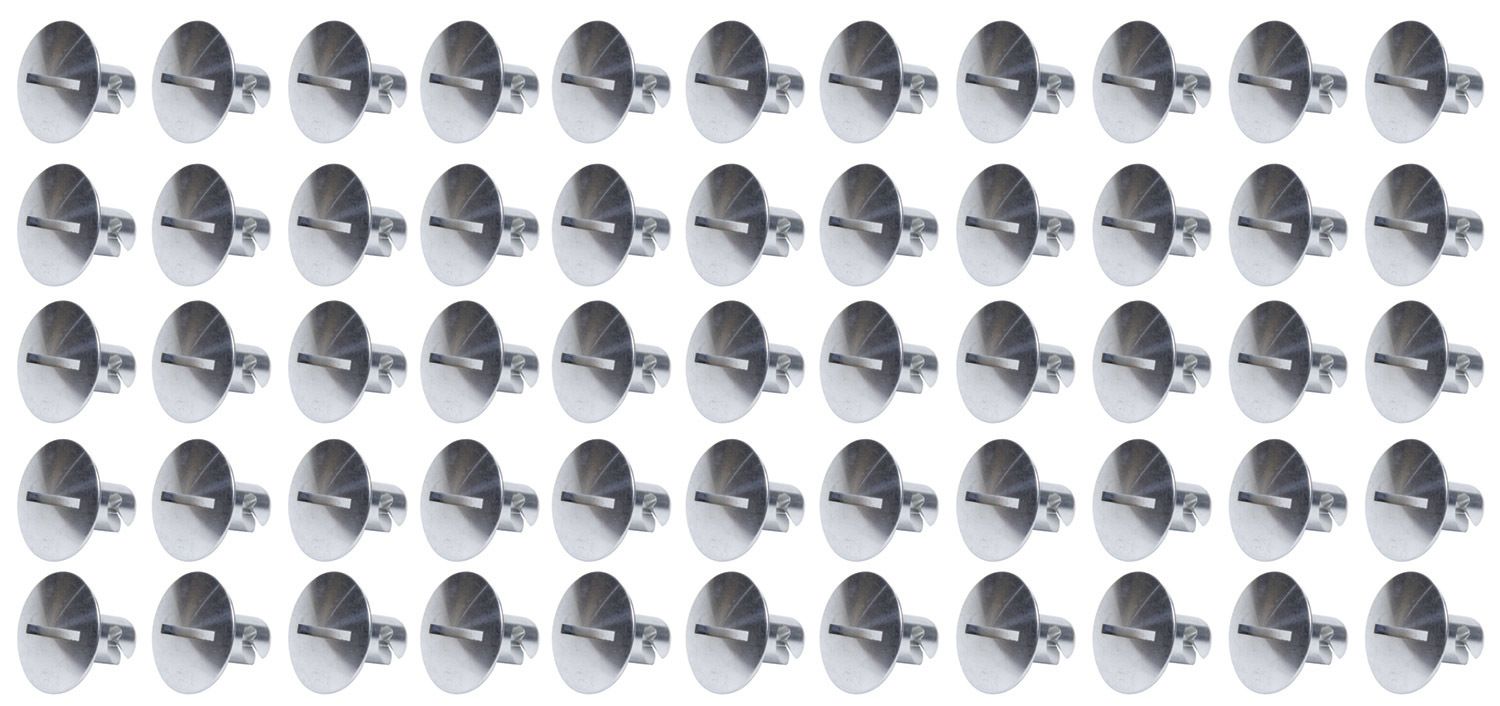 Ti22 PERFORMANCE Large Head Dzus Buttons .500 Long 50 Pack tip8108-50
