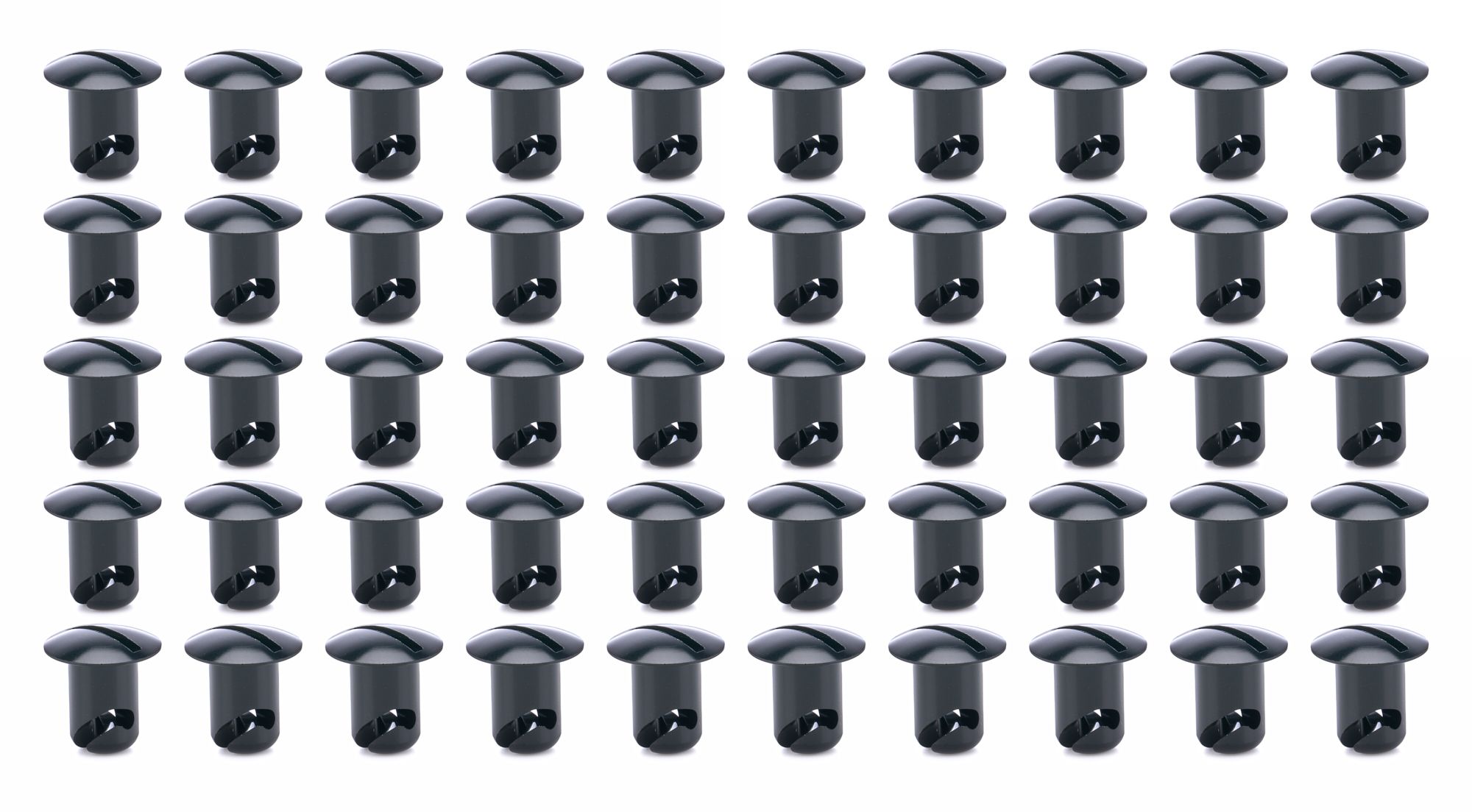Ti22 PERFORMANCE Oval Head Buttons .450 Long Black 50 Pack tip813250
