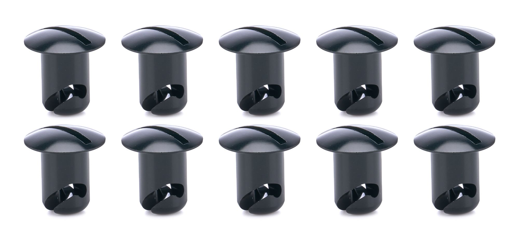 Ti22 PERFORMANCE Oval Head Buttons .450 Long Black 10 Pack tip8132