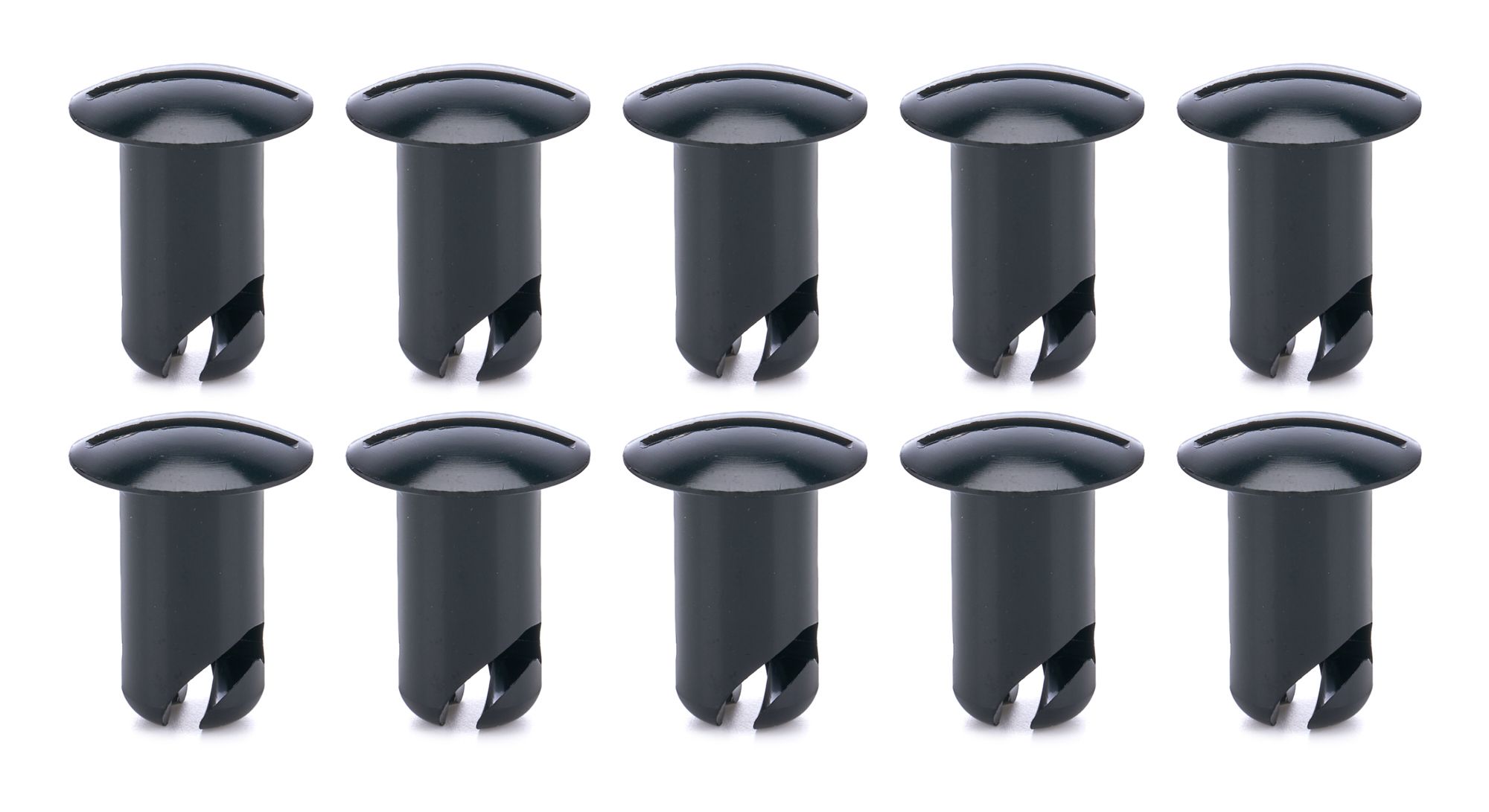 Ti22 PERFORMANCE Oval Head Buttons .600 Long Black 10 Pack tip8134