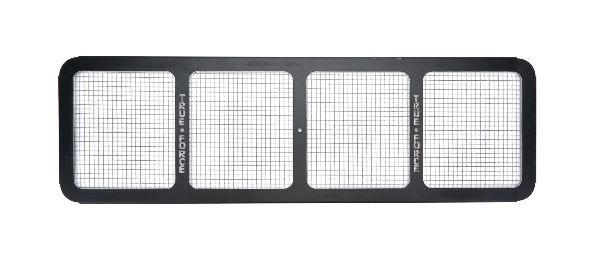 TRUE PERFORMANCE & FABRICATION Nose Screen Lower Black Aluminum dtr1000