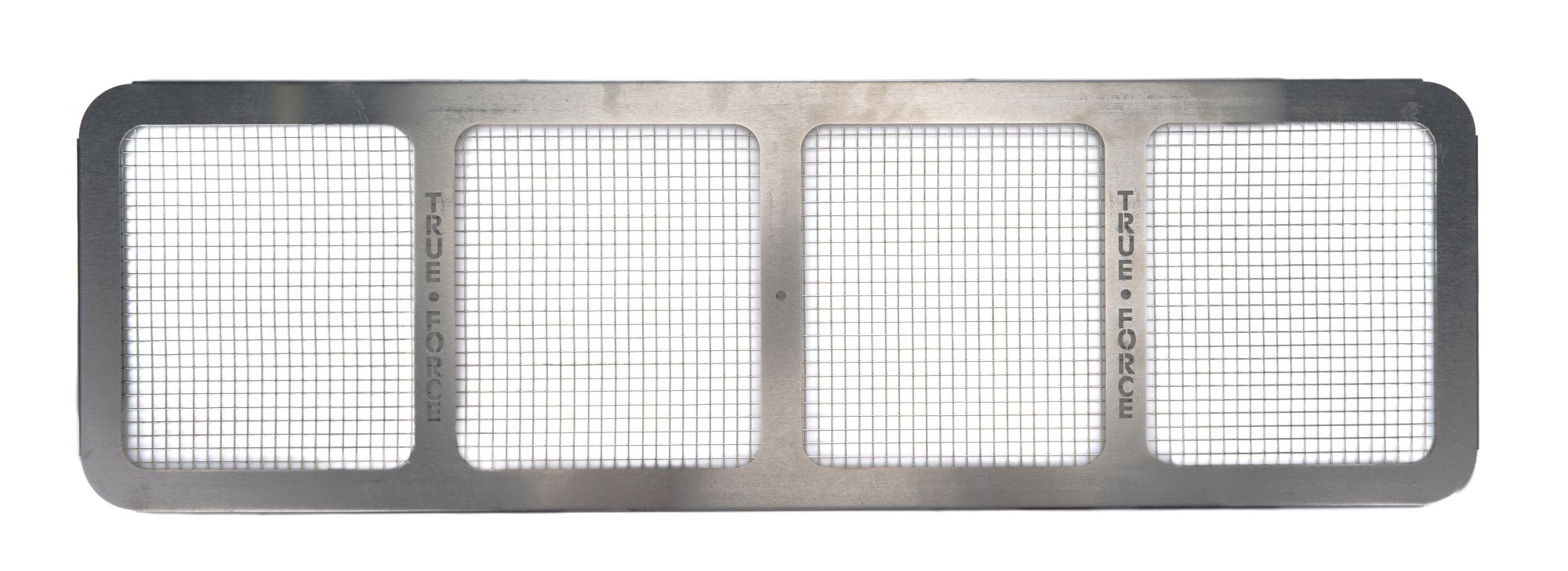 TRUE PERFORMANCE & FABRICATION Nose Screen Lower Raw Aluminum dtr1001
