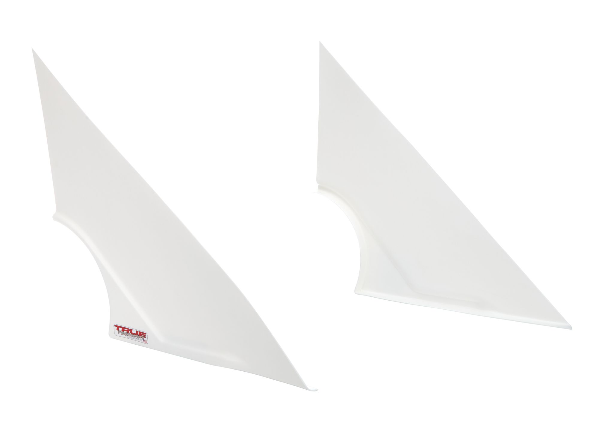 TRUE PERFORMANCE & FABRICATION Fenders Mini-Wedge Pair White dtr1203
