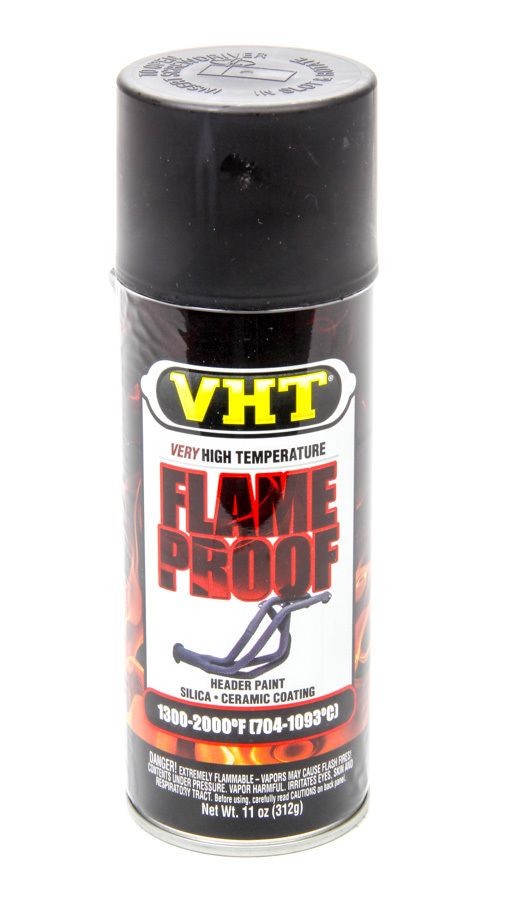 VHT Flat Black Hdr. Paint Flame Proof sp102