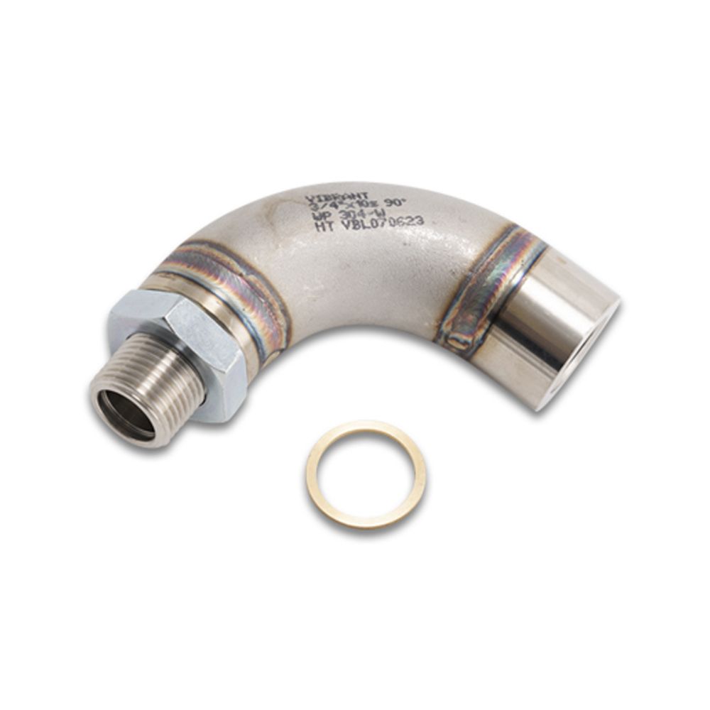 Vibrant Thread-On J-Style O2 Sensor Bung Adapter 19019