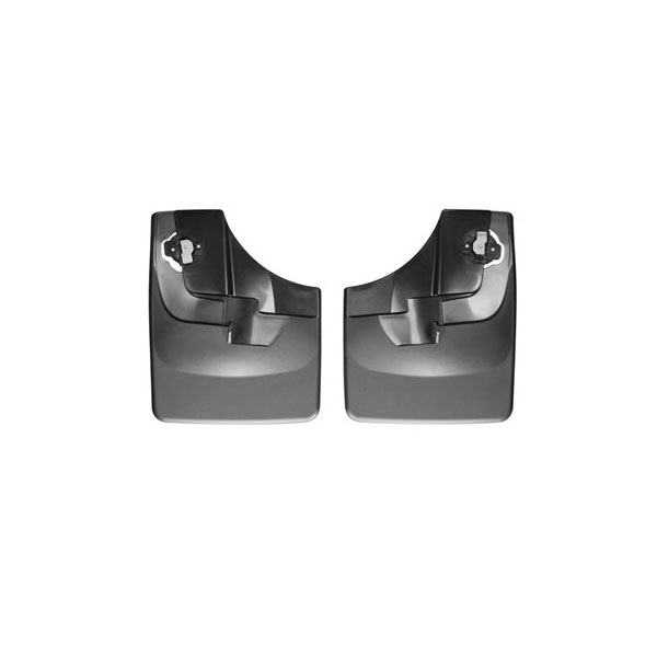 WeatherTech 2019+ Ford Ranger No Drill Rear Mudflaps - Black 120106