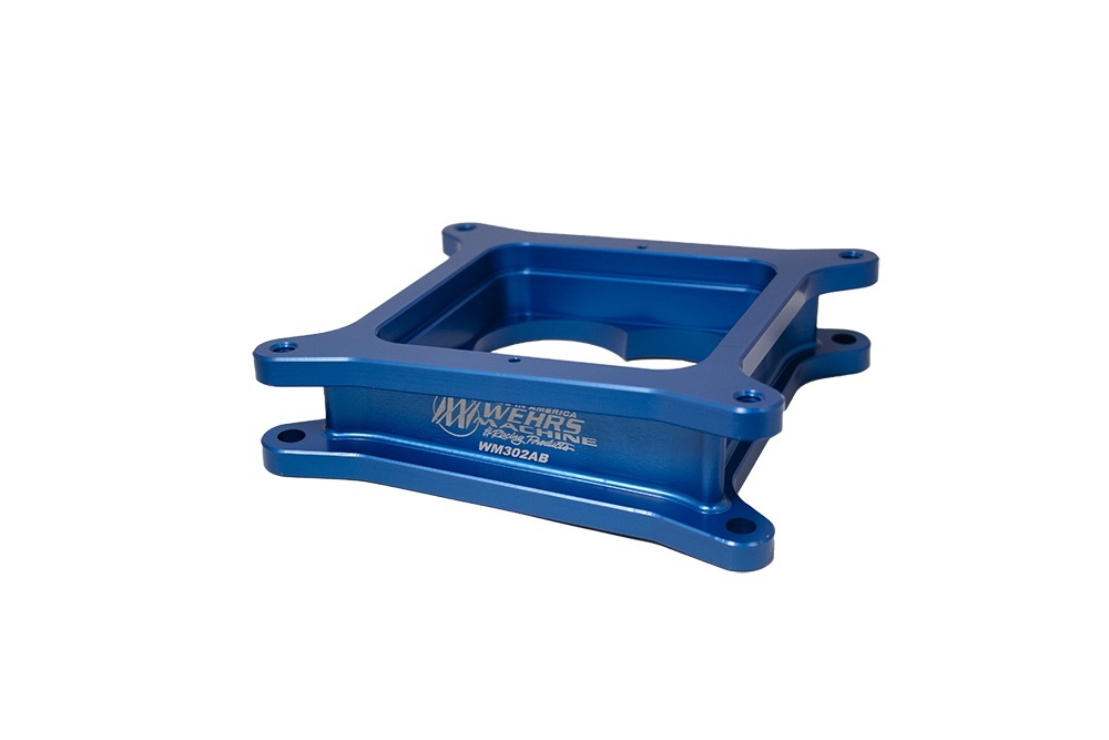 Wehrs Machine WM302AB WEHRS MACHINE Carb Spacer Tuning Sys Angled