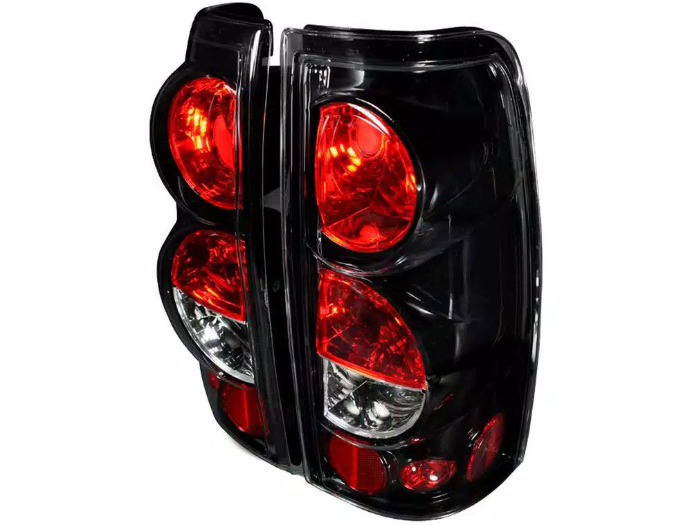 2006 Silverado Tail Lights Oem Altezza Tail Lights - Black/Smoke For 1999-2006 Chevy Silverado & 1999-2003 GMC Sierra 98 Chevy Silverado Led Tail Lights - Foto 8